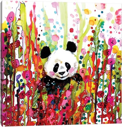 Panda Canvas Art Print - Sylvie Demers