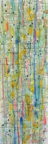 Abstract Watercolors: Air du Temps II by Sylvie Demers