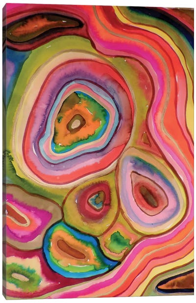Agathes Canvas Art Print - Colorful Contemporary