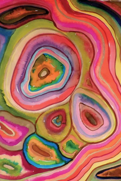 Abstract Watercolors: Agathes by Sylvie Demers