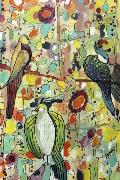 Dreamy Watercolor Artists: Assemblée by Sylvie Demers