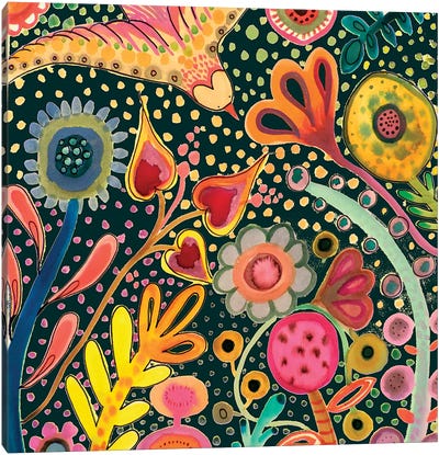 Depuis L'aurore II Canvas Art Print - Colorful Spring