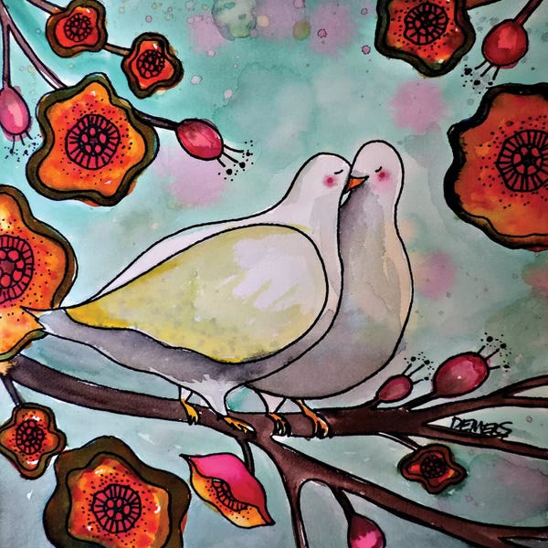 Love Birds: Le Temps Des Cerises by Sylvie Demers