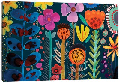 Silk Road Canvas Art Print - Fun Florals