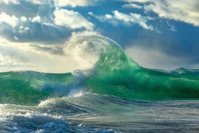 Green Scythe by Sean Davey multi panel art