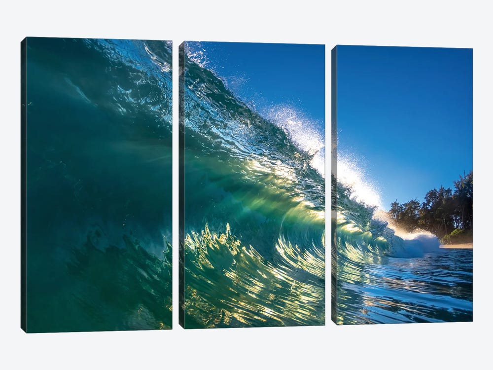 Touch Of Glass by Sean Davey 3-piece Canvas Print
