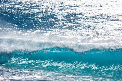 Turquoise Shimmer by Sean Davey art print