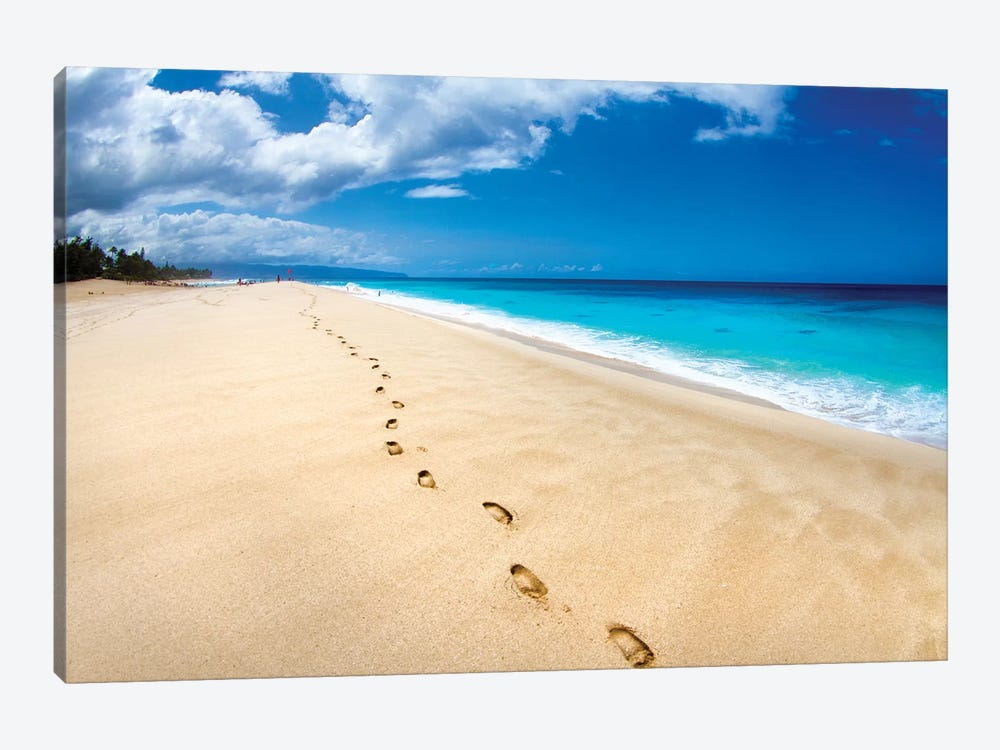 Footprints Of Tranquility by Sean Davey 1-piece Canvas Art