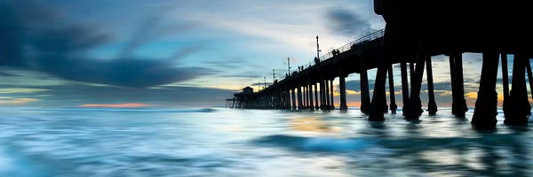 Huntington Beach: Huntington Pier Shadows by Sean Davey
