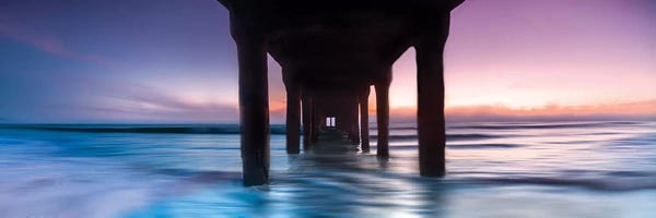 Manhattan Beach: Manhattan Beach Pastels by Sean Davey