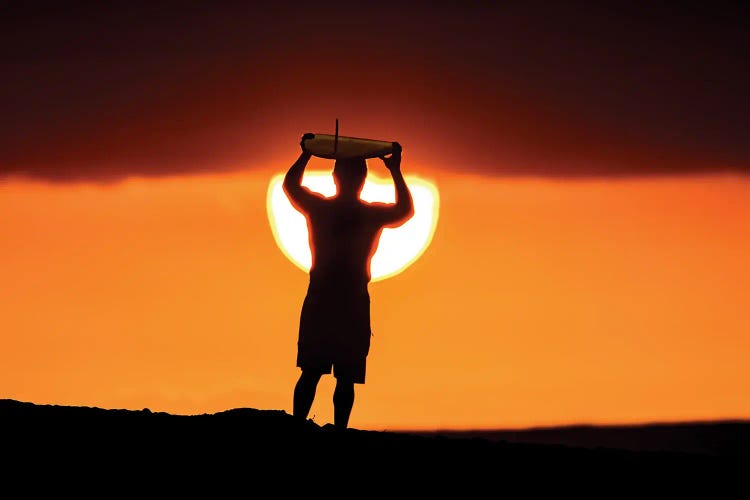 Surfer Sunset I