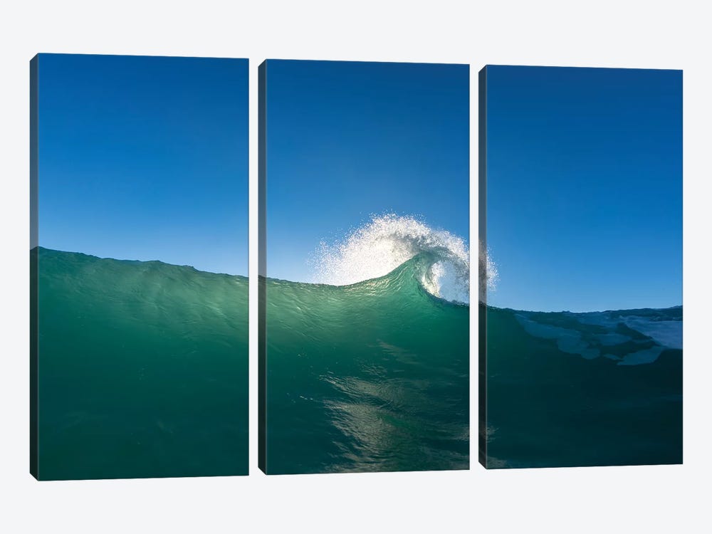 Curled Water by Sean Davey 3-piece Canvas Art