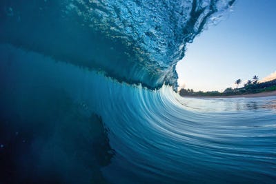 Curved Water by Sean Davey canvas print