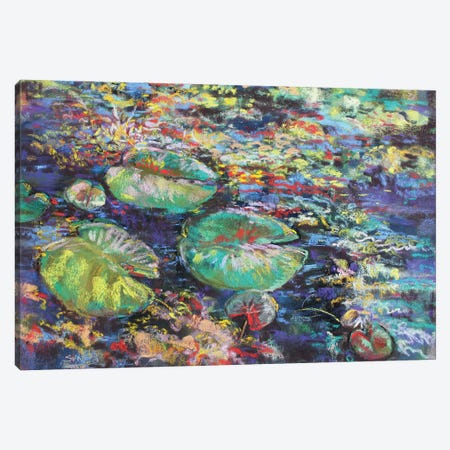 Fun Lily Pads Canvas Print #SDY13} by Sharon Sunday Canvas Artwork