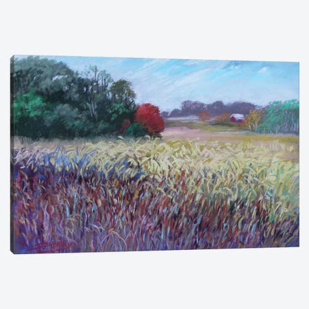 Kaye's Field Canvas Print #SDY18} by Sharon Sunday Canvas Wall Art