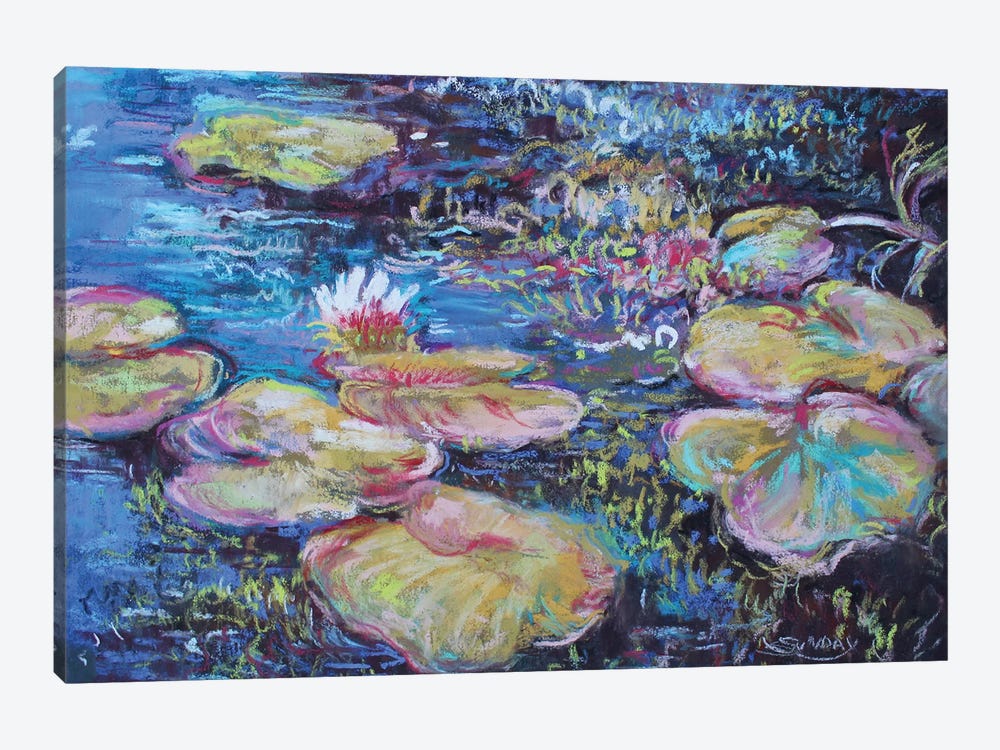 Lily Pads In The Morning by Sharon Sunday 1-piece Art Print