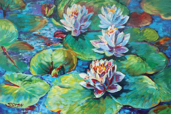 Water Lilies: Max's Lily Pads by Sharon Sunday