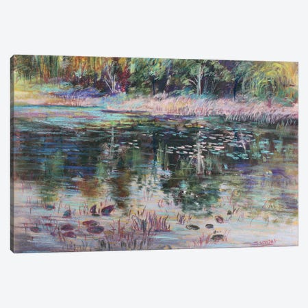 Remembering The Pond Canvas Print #SDY31} by Sharon Sunday Canvas Art