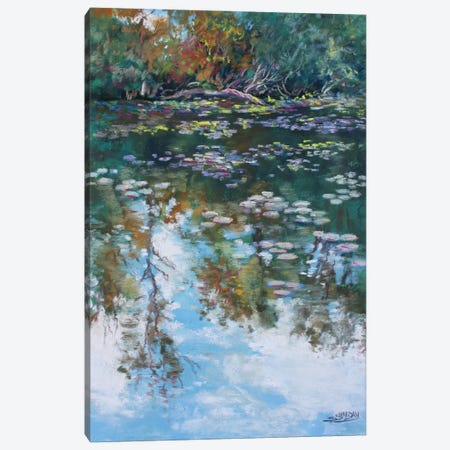 River At Ella Sharp Park Canvas Print #SDY32} by Sharon Sunday Canvas Art