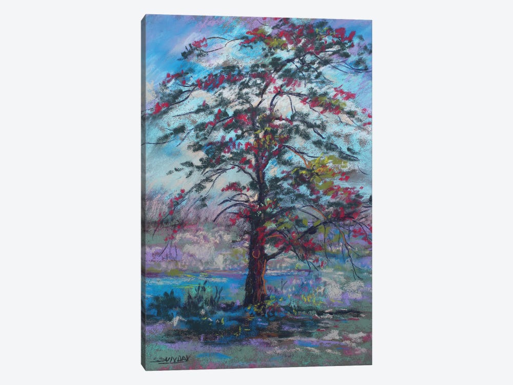 The Lone Tree by Sharon Sunday 1-piece Canvas Print