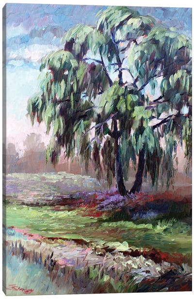 The Old Willow Tree Canvas Art Print - Sharon Sunday