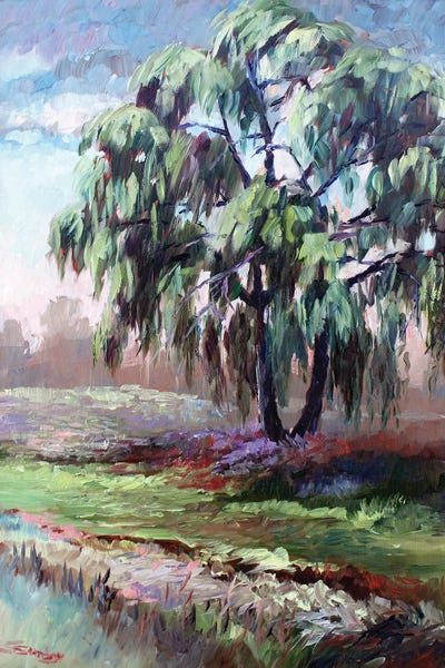 Tranquil Gardens: The Old Willow Tree by Sharon Sunday