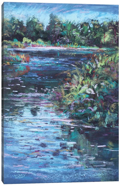 A Path To Rose's Canvas Art Print - Marsh & Swamp Art