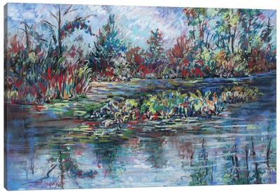 The Secret Pond Canvas Art Print - Sharon Sunday