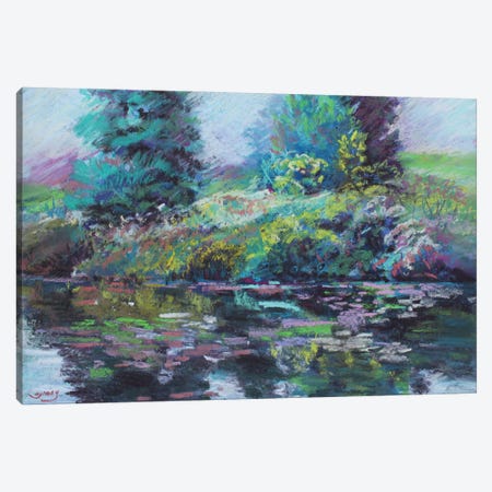 View From The Pond Canvas Print #SDY46} by Sharon Sunday Canvas Art
