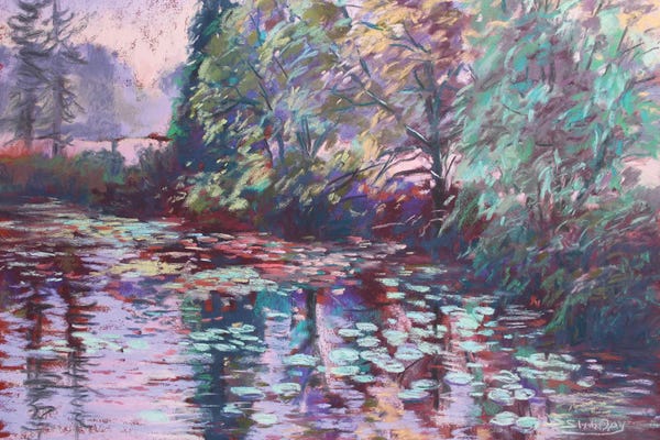Water Lilies: Water Lilies In The Fall by Sharon Sunday