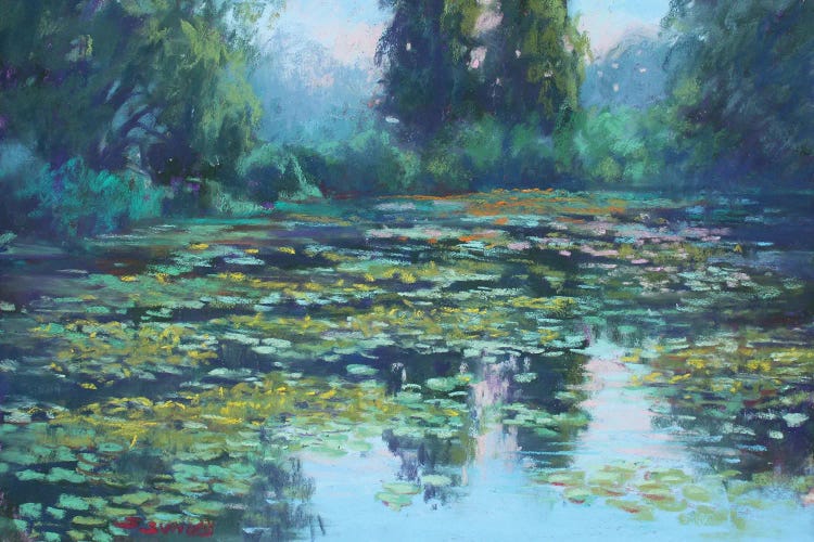 Cascade Fall's Pond by Sharon Sunday wall art