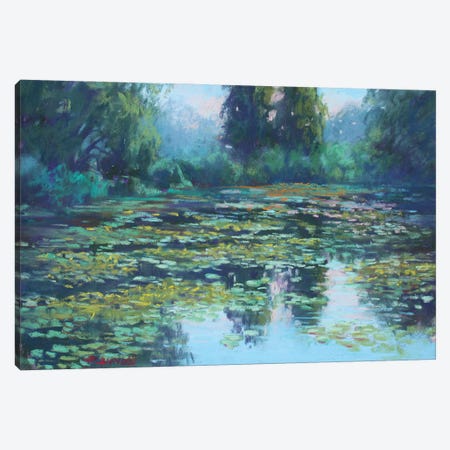 Cascade Fall's Pond Canvas Print #SDY53} by Sharon Sunday Canvas Art