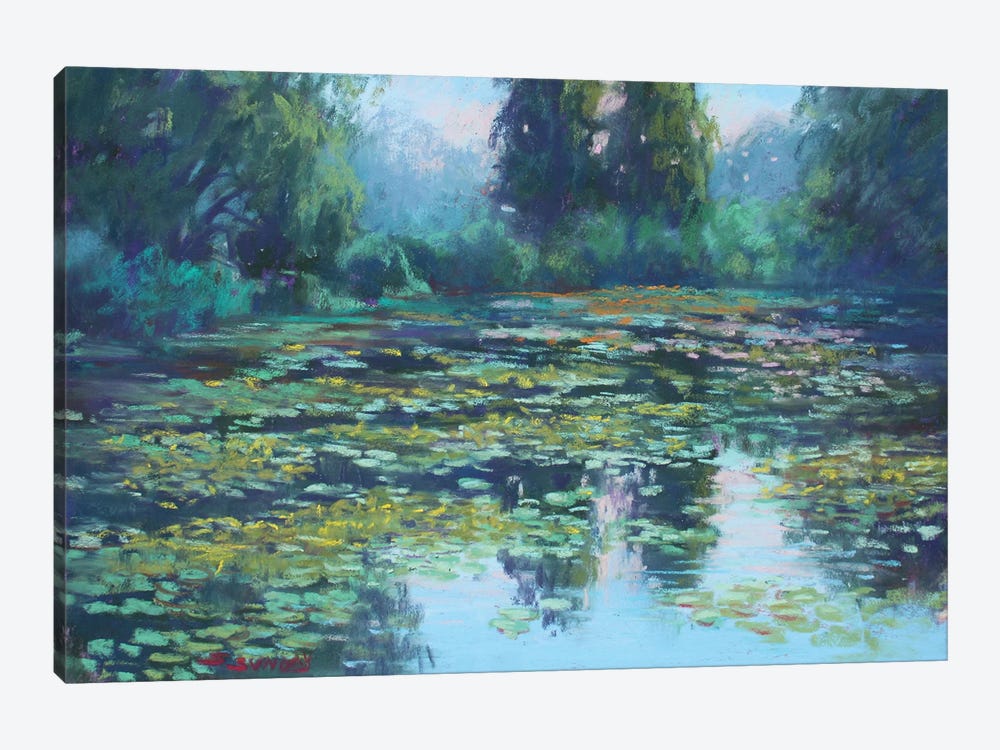 Cascade Fall's Pond by Sharon Sunday 1-piece Canvas Print