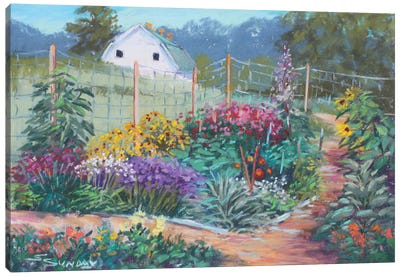 Garden View Canvas Art Print - Sharon Sunday
