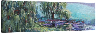 Hidden Lake Gardens Canvas Art Print - Willow Tree Art