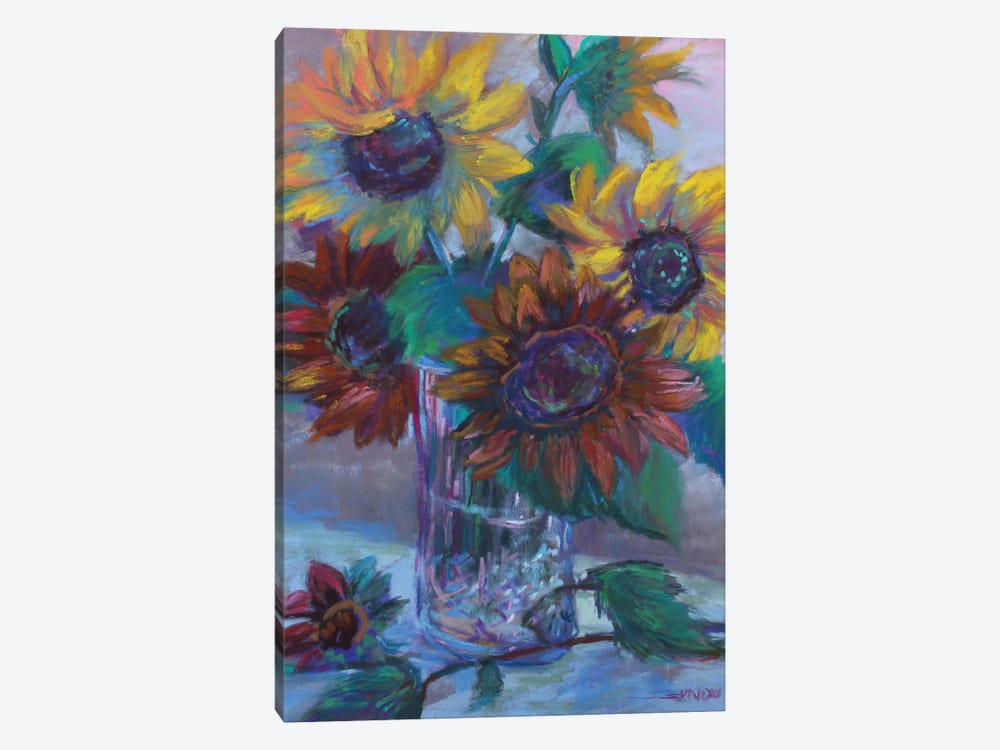 Joyful Flowers by Sharon Sunday 1-piece Art Print