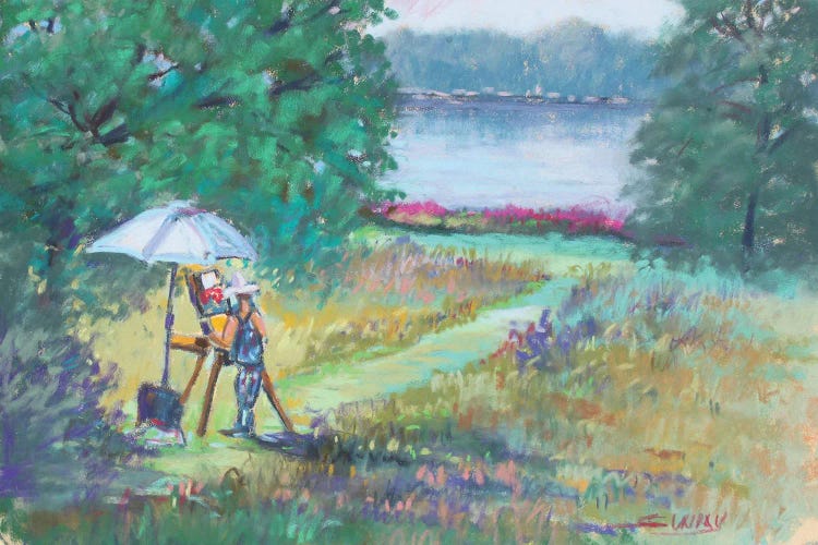 Painter In The Field