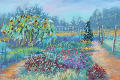Lisa's Garden by Sharon Sunday canvas print