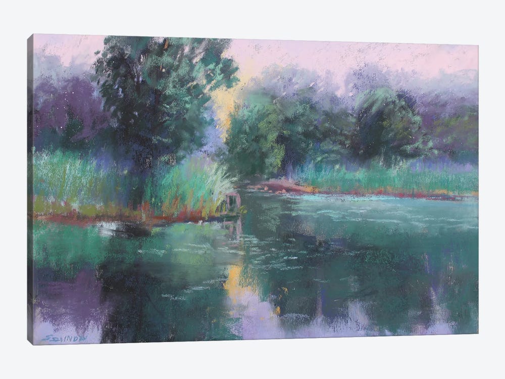 Pond In Ann Arbor by Sharon Sunday 1-piece Canvas Print