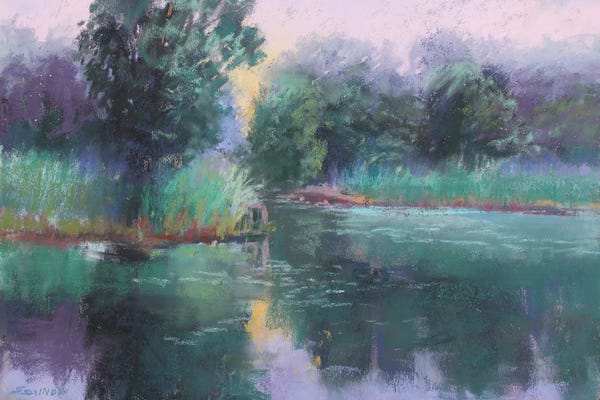 Michigan: Pond In Ann Arbor by Sharon Sunday