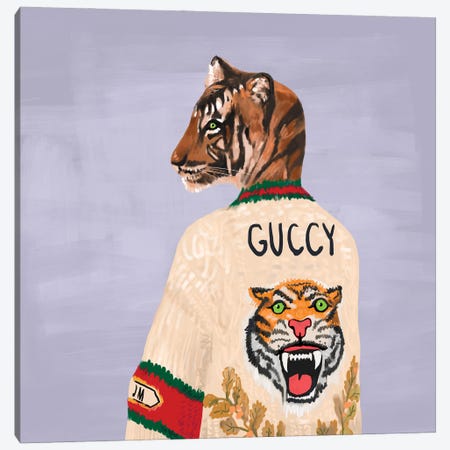 Guccy Tiger Canvas Print #SDZ10} by SKMOD Canvas Print