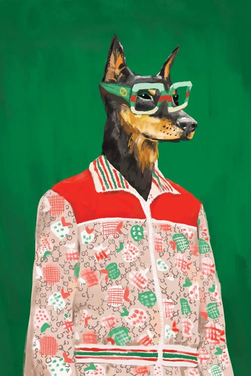Gucci Doberman by SKMOD wall art