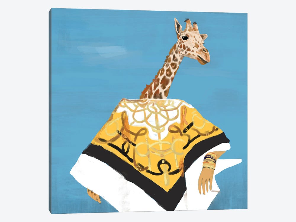 Giraffe In Hermes by SKMOD 1-piece Canvas Art Print