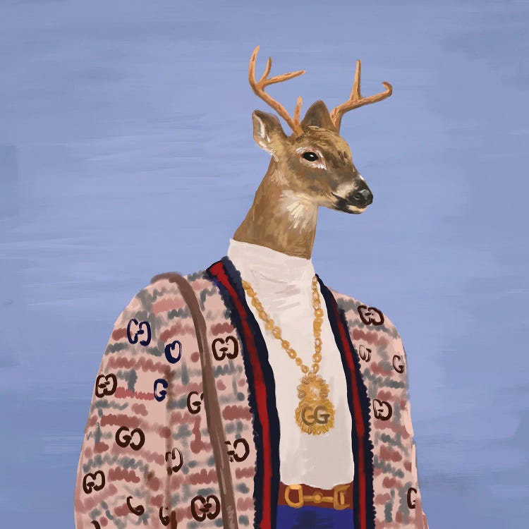 Deer In Gucci