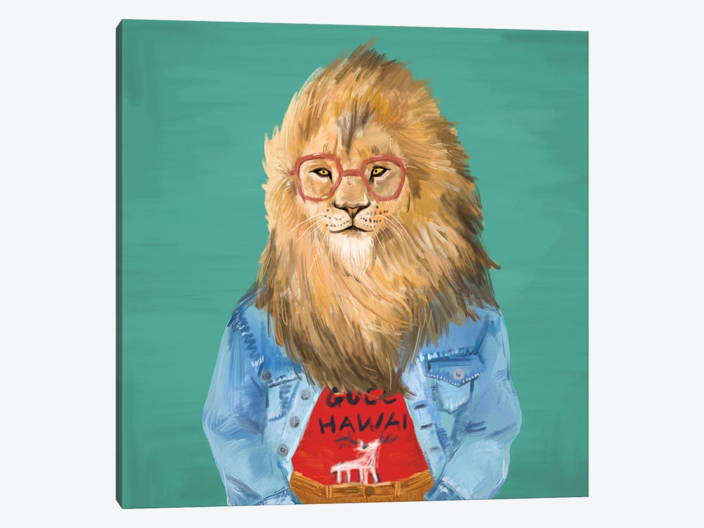Lion In Gucci by SKMOD 1-piece Art Print