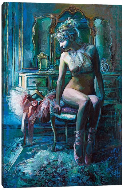 Juliette, The Ballerina Canvas Art Print - Seth Couture