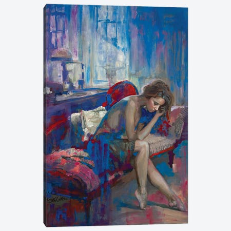 Moods Of Electric Blue Canvas Print #SEC12} by Seth Couture Canvas Print