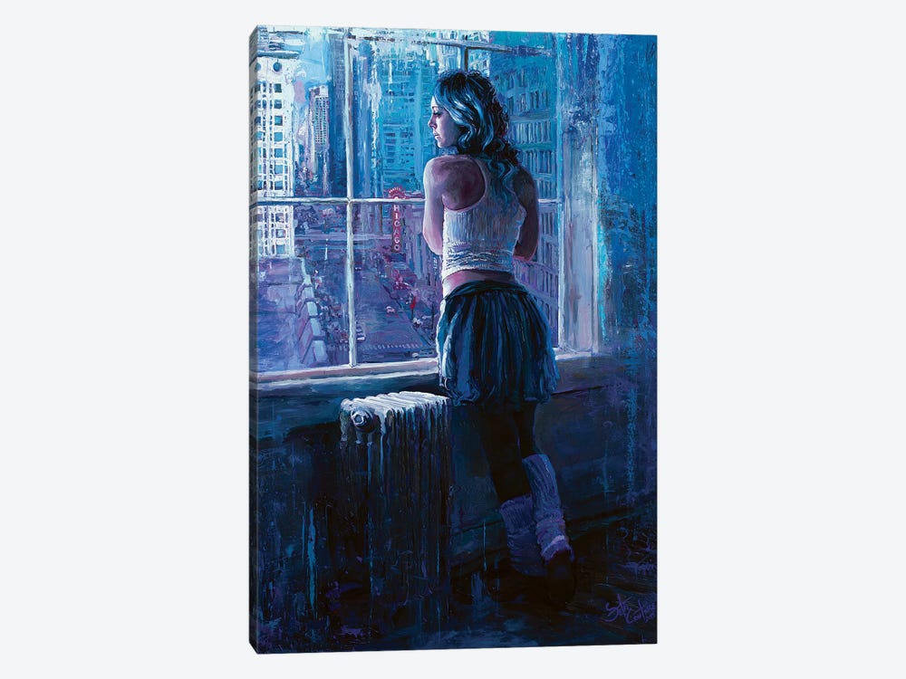 Pirouettes Over Paris On The Prairie by Seth Couture 1-piece Canvas Art
