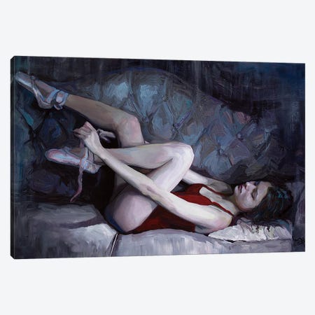 She Dances From Red Canvas Print #SEC27} by Seth Couture Canvas Print