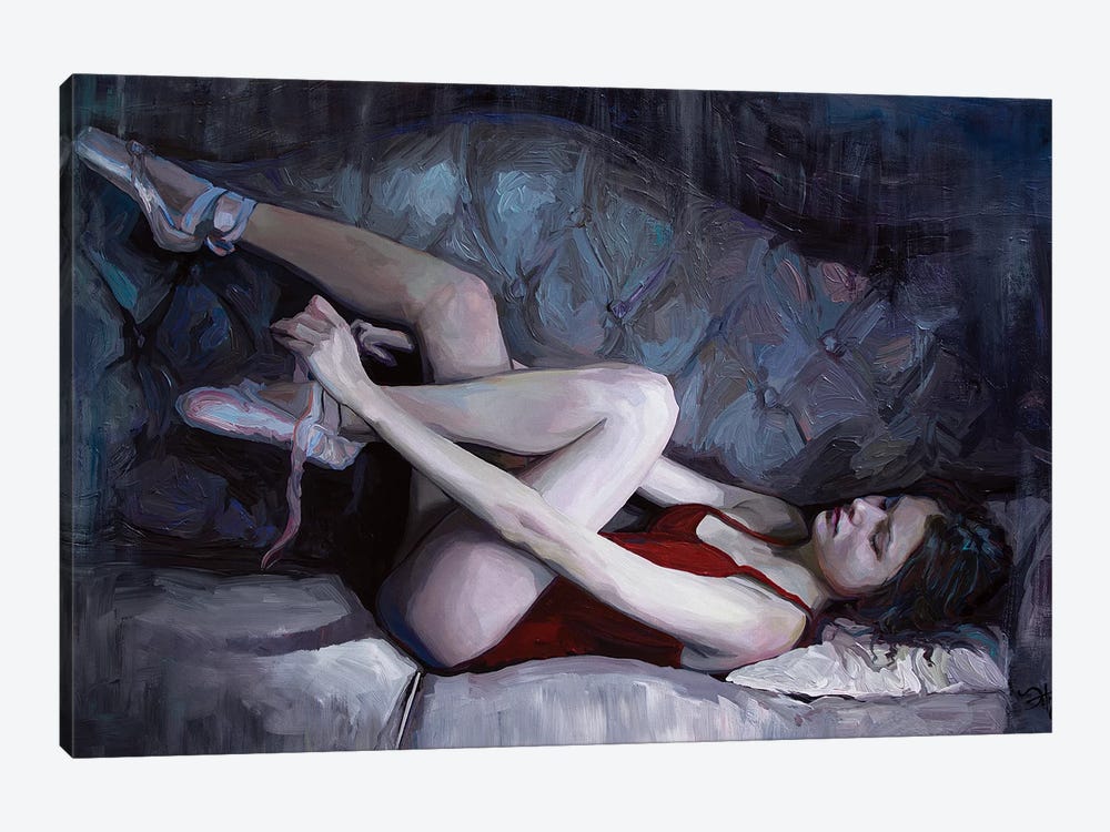She Dances From Red by Seth Couture 1-piece Canvas Print